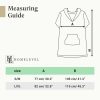 Унисекс Homelevel пончо за баня, L-XL, сиво/розово, органичен памук, 54881.20.20