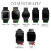 USB кабел за зареждане за Pebble 2SE/2+/Time, Kwmobile, черен, пластмаса, 38723.01