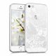 Калъф за Apple iPhone 5 / iPhone 5s / iPhone SE, силиконов, бял, 38247.05