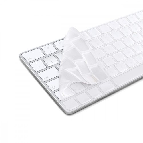 Капак за Apple Magic Keyboard, Kwmobile, Бял, Силикон, 38920.03