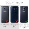 Калъф за Samsung Galaxy S5 / Galaxy S5 Neo, силиконов, лилав, 33252.38