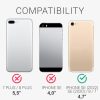 Калъф за Apple iPhone 8 / iPhone 7 / iPhone SE 2, естествена кожа, син, 39346.04