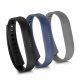 Комплект от 3 каишки за Fitbit Flex 2, kwmobile, силикон, многоцветен, 39614.01