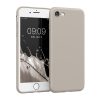 Калъф за Apple iPhone 8 / iPhone 7 / iPhone SE 2, силиконов, бежов, 39458.11