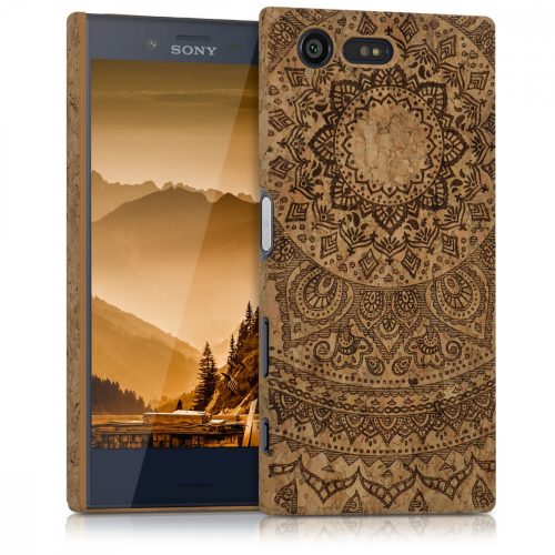 Калъф за Sony Xperia X Compact, Корк, Кафяв, 40528.01