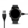 USB кабел за зареждане за Garmin Vivoactive 3 / Vivoactive 4 / Fenix 5 / Fenix 6, черен, 40937.01