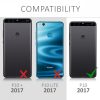 Капак за Huawei P10, Текстилен, Сив, 40965.01