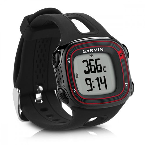 Каишка за Garmin Forerunner 10/Forerunner 15, Kwmobile, черна, силикон, 42264.01