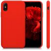 Калъф за Apple iPhone X / iPhone XS, Силиконов, Червен, 42495.09