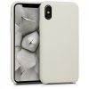 Калъф за Apple iPhone X / iPhone XS, Силиконов, Бежов, 42495.11