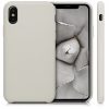 Калъф за Apple iPhone X / iPhone XS, Силиконов, Бежов, 42495.11