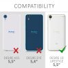 Калъф за HTC Desire 10 Lifestyle, Екологична кожа, Син, 39779.17