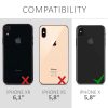 Калъф за Apple iPhone X / iPhone XS, силиконов, черен, 42495.01