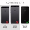 Капак за Huawei P10 Lite, Екологична кожа, Син, 41368.11