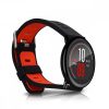 Каишка за Xiaomi Amazfit, силиконова, черна / червена, 43242.01