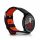 Каишка за Xiaomi Amazfit, силиконова, черна / червена, 43242.01