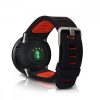 Каишка за Xiaomi Amazfit, силиконова, черна / червена, 43242.01