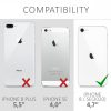 Комплект от 3 броя защитни фолиа за Apple iPhone 8 / iPhone 7 Plus / iPhone SE 2, kwmobile, Гръб, Прозрачно, 43325.5