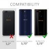 Капак за ZTE Nubia Z17S, Екологична кожа, Черен, 43627.01