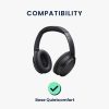 Комплект от 2 възглавнички за слушалки Bose QuietComfort, Kwmobile, черни, еко кожа, 44230.01