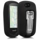 Защитен калъф за GPS Garmin Oregon 750t/Oregon 700/Oregon 600, Kwmobile, черен, силикон, 44269.01