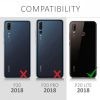 Капак за Huawei P20 Lite, Екологична кожа, Черен, 44361.01