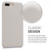 Калъф за Apple iPhone 8 Plus / iPhone 7 Plus, Силиконов, Бежов, 40842.96