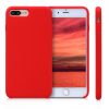 Калъф за Apple iPhone 8 Plus / iPhone 7 Plus, силиконов, червен, 40842.09