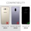 Защитно фолио за Samsung Galaxy A8 (2018), калибър, Предно, Черно, 44457.01