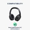 Комплект от 2 възглавнички за слушалки Bose Quietcomfort 35/QuietComfort QC35 wireless II, Kwmobile, черни, Екологична кожа, 44519.01