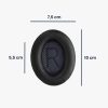 Комплект от 2 възглавнички за слушалки Bose Quietcomfort 35/QuietComfort QC35 wireless II, Kwmobile, черни, Екологична кожа, 44519.01