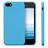 Калъф за Apple iPhone 5 / iPhone 5s / iPhone SE, силиконов, син, 42766.23