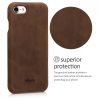 Калъф за Apple iPhone 8 / iPhone 7 / iPhone SE 2, естествена кожа, кафяв, 39345.05