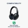 Комплект от 2 възглавнички за слушалки Bose Soundlink Around-Ear Wireless II, Kwmobile, черни, еко кожа, 45044.01