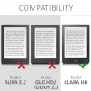 Калъф за Kobo Clara HD, Екологична кожа, Черен, 45220.02