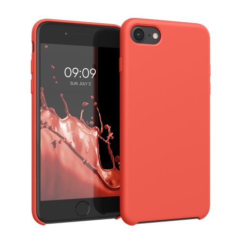 Калъф за Apple iPhone 8 / iPhone 7 / iPhone SE 2, силиконов, оранжев, 40225.69