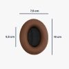 Комплект от 2 възглавнички за слушалки Bose Quietcomfort 35/QuietComfort QC35 wireless II, Kwmobile, Кафяв, Екологична кожа, 44519.18