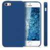 Калъф за Apple iPhone 5 / iPhone 5s / iPhone SE, Силиконов, Син, 42766.116