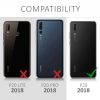 Калъф за Huawei P20, Найлон, Черен, 45846.01