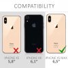 Защитно фолио за Apple iPhone XS Max, калибър, Предно, Черно, 45962.01