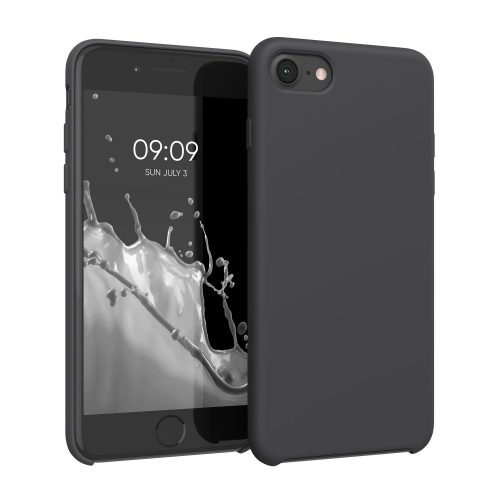 Калъф за Apple iPhone 8 / iPhone 7 / iPhone SE 2, силиконов, черен, 40225.47