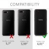 Кейс за ZTE Nubia V18, Силиконов, Черен, 46280.47