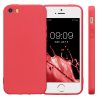 Калъф за Apple iPhone 5 / iPhone 5s / iPhone SE, силиконов, червен, 44141.111