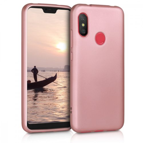 Калъф за Xiaomi Mi A2 Lite / Redmi 6 Pro, Силиконов, Розов, 46343.31