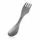 Navaris 3-в-1 Titanium Camping Spork, вилица, лъжица, нож, 46937.01