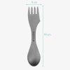 Navaris 3-в-1 Titanium Camping Spork, вилица, лъжица, нож, 46937.01