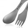 Navaris 3-в-1 Titanium Camping Spork, вилица, лъжица, нож, 46937.01