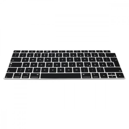 Капак клавиатура за Apple MacBook Air 13" Retina (от края на 2018), Kwmobile, черен, силикон, 47031.01