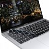 Капак клавиатура за Apple MacBook Air 13" Retina (от края на 2018), Kwmobile, черен, силикон, 47031.01