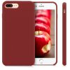 Калъф за Apple iPhone 8 Plus / iPhone 7 Plus, Силиконов, Червен, 40842.20